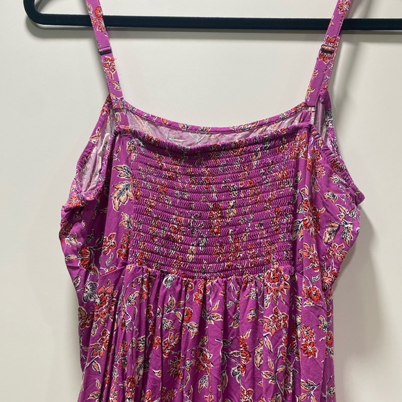 GAP Purple Floral Midi Dress - Picture 5 of 6